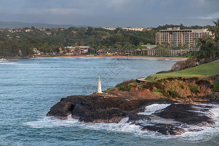 Kukii点灯塔或信标 位于Nawiliwili Kauai 夏威夷 U图片