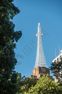 Eifel铁塔在澳大利亚悉尼AWA大楼的顶端图片
