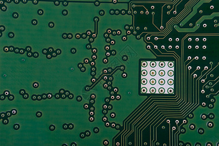 电子电路板特写 选择性焦点和作物片段硬件电路互联网宏观电气芯片电脑绿色处理器电子产品图片
