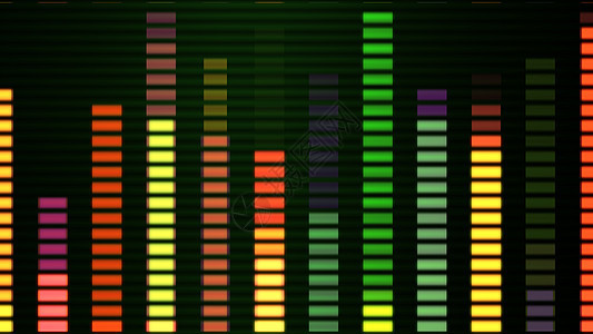 levels vu 音频 LED 电平表海浪电视记录低音扬声器播送黑板技术均衡器收音机图片