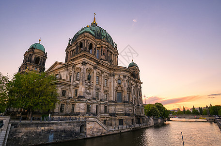 德国柏林的柏林大教堂地标建筑建筑学观光城市旅游圆顶纪念碑主场首都图片