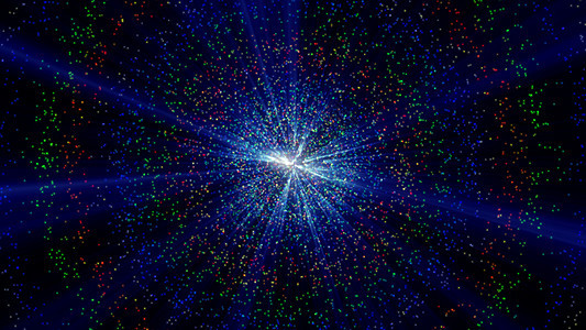 原子粒子射线光颜色抽象量子速度电子耀斑运动海浪蓝色魔法辉光力量图片