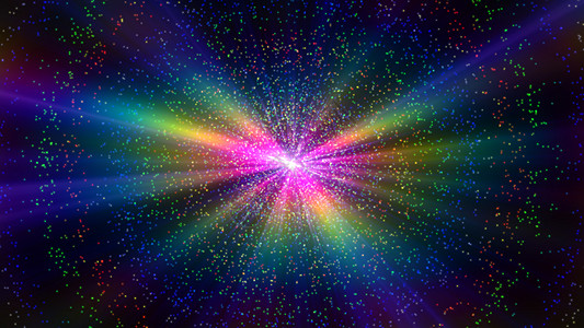 原子粒子射线光颜色抽象蓝色力量技术电磁科学活力量子场地运动速度图片