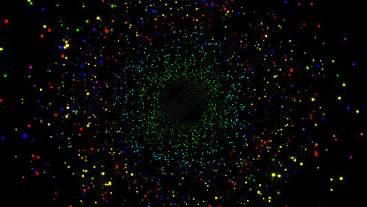 太空背景中的彩色星星空间烟花天空虚拟现实速度天文学电脑派对庆典活力图片