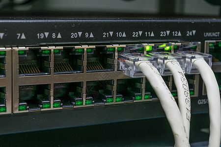 网络交换机和局域网络港口电讯商业金属界面互联网宽带数据速度电脑图片