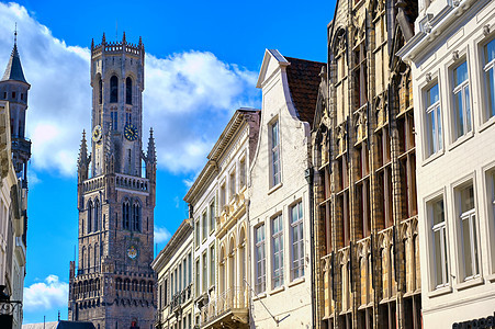比利时布鲁日贝尔弗里里建筑学联盟景观市场历史正方形经济旅行城市建筑图片