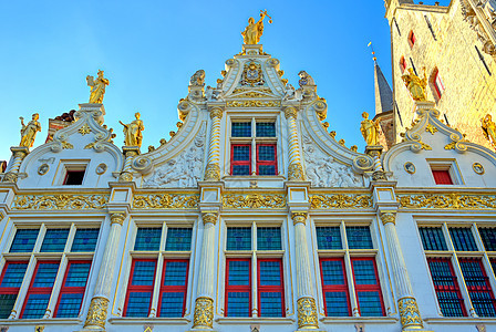 比利时市政厅布鲁日旅游建筑大厅地标联盟历史旅行城市荷卢建筑学图片