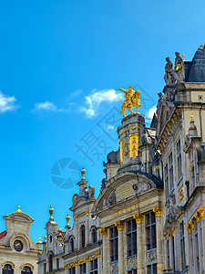 比利时布鲁塞尔大广场历史性建筑市场历史纪念碑景观旅游地方旅行游客图片