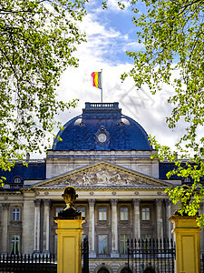 比利时布鲁塞尔皇宫地标经济首都历史国王正方形花园建筑皇家城市图片
