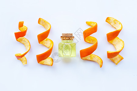 白底橙子精油植物饮食皮肤叶子食物菠萝听筒排毒甜点热带图片