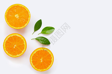 新鲜橙色柑橘仁水果 白后院隔离叶子热带果汁食物菠萝团体甜点排毒橙子饮食柠檬图片