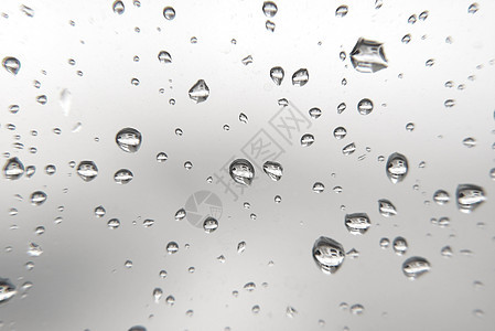 摘要背景背景天气水滴窗户墙纸蓝色反射气泡液体宏观雨滴图片