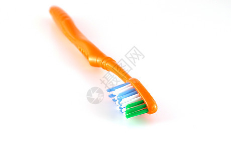 橙色牙刷塑料牙膏牙医牙科白色医疗橙子卫生口服刷子图片