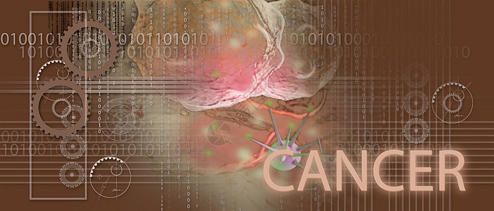 癌症医疗高科技数据生物学十字技术插图圆圈界面医学图片