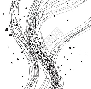 直行概念数字艺术划痕中风蚀刻插图黑色墨水图片