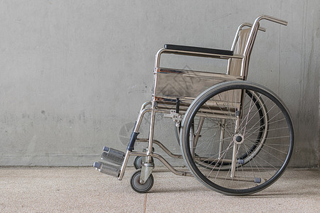 医院里空的轮椅保健疾病护理椅子座位卫生车辆药品扶手椅运输图片