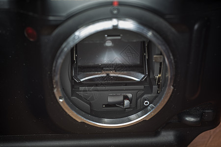 照相机的镜像盒附件镜头摄影刺刀相机技术光轴反思镜盒黑色图片