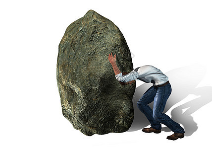 压力概念疼痛重量男人戏剧性危机重力岩石斗争工人工作背景图片