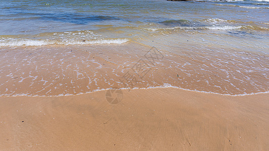 海滩地平线黄色海岸海洋天堂风景天空环境海景蓝色图片