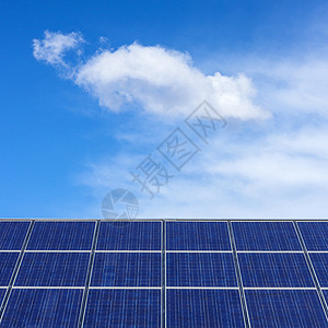 太阳能电池板光伏蓝色技术绿色细胞太阳面板场地创新生态图片
