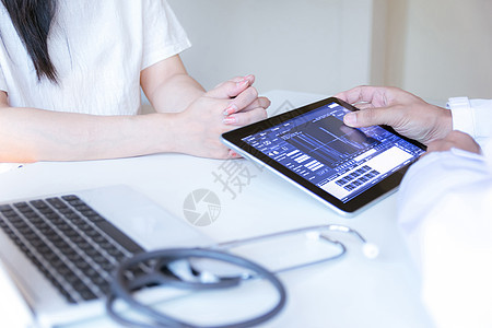 患者就医 互联网技术在医院检查健康图片