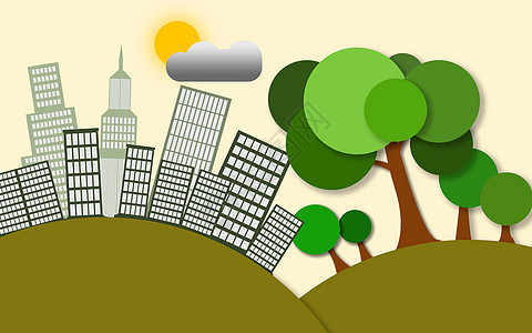绿色生态城市生活理念图片