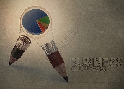 3d笔铅笔灯泡绘制商业成功经理进步成就库存预测投资领导教学战略绘画图片