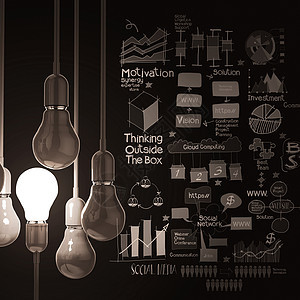 关于业务战略背景概念的3号灯泡d数据库网络邮件博客齿轮生长电子邮件互联网创新数据图片