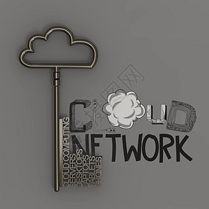 CLOUD 网络 用金属云和钥匙作为共数据机动性安全计算数据库服务社会互联网服务器技术图片