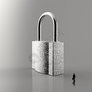 商务人士走到 3d 金属挂锁作为安全概念人士按钮日志密码电脑互联网数据网络技术阴影图片