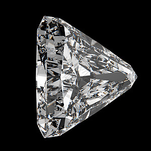 3d三角形在暗底背景上切割钻石石头水晶奢华玻璃版税公主珠宝希望宝石火花图片