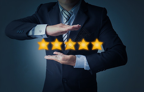 优质的服务和最佳的客户体验或良好的客户名声测试人士审查排行商务营销评分分数用户图片
