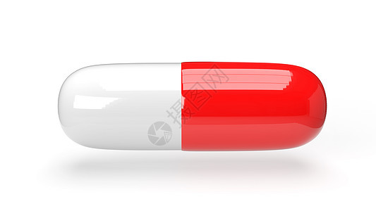 红色白色3D胶囊可以提供医疗内容药片抗生素剂量团体药物科学疼痛医院治疗处方图片