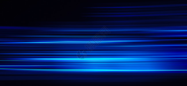深色背景上的抽象蓝光轨迹图片