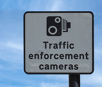 交通执法摄像头标志图片
