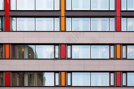 现代欧式办公楼墙体质感图片