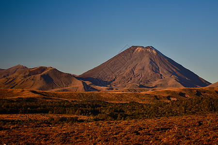 印尼火山群新西兰汤加里罗国家公园的火山 的对称锥体 这是汤加里罗火山群中最大 最活跃的火山 是太平洋火环的一部分蒸汽风景假期土地地标天空顶背景