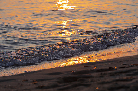 海边海滩 特写日出力量蓝色旅行热带海浪气泡地平线环境运动飞溅图片