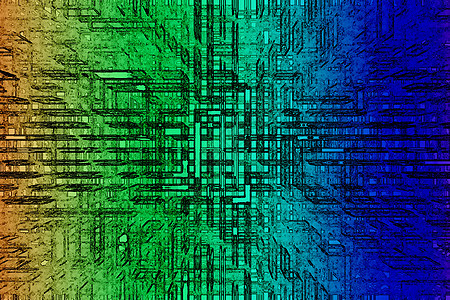 未来的设计抽象背景 笑声蓝色橙子绿色艺术插图马赛克白色线条坡度技术背景图片