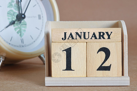 1月12日时间手表学习商业生日日历办公室销售假期纪念日图片