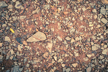 古老的微小岩石或石石和红棕色石块纹理图片
