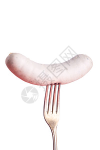 巴伐利亚白香肠白色小吃节日酒吧盘子猪肉美食食物桌子香菜图片