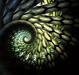 螺旋数字艺术 抽象计算机生成现代螺旋分形元素 创意艺术设计模式 抽象的形式和颜色涡流卷曲声波缠绕网格管道螺纹多边形纤维圆圈图片
