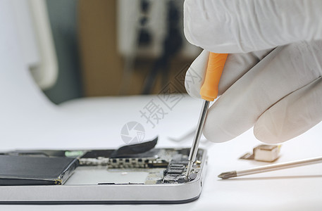 智能电话修理技术手机工具桌子实验室母板电子损害工程师技术员图片