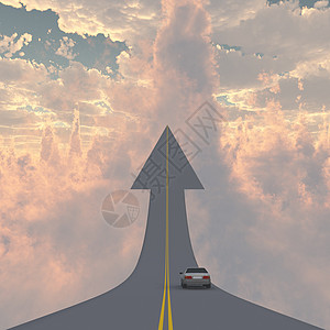 通往顶端的道路天空白色风险旅行成功沥青动机小路商业天堂图片