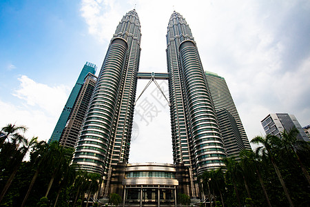 吉隆坡KLCC公园 马来西亚吉隆坡首都市中心景观建筑风景旅行摩天大楼商业地标城市图片
