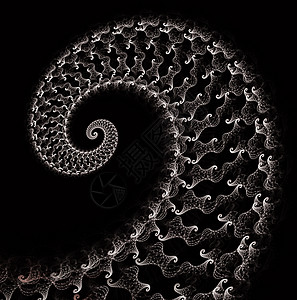 灰波 螺旋数字艺术 抽象计算机生成现代螺旋分形元素 创意艺术设计模式 抽象的形式和颜色技术想像力漩涡科学插图海洋力量渲染活力装饰图片