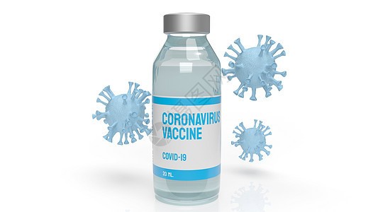 用于医疗内容3D的科罗纳病毒疫苗科学药物生物学实验室医生治疗3d预防注射疾病图片