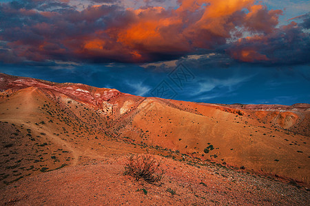 日落的火星地貌戏剧性彩色太阳地球风景环境地质学地面假期冒险图片