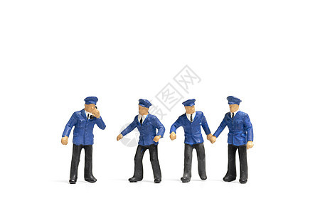培训白背景孤立的工作人员宏观警卫警察情况男人安全法律服务调查刑事图片